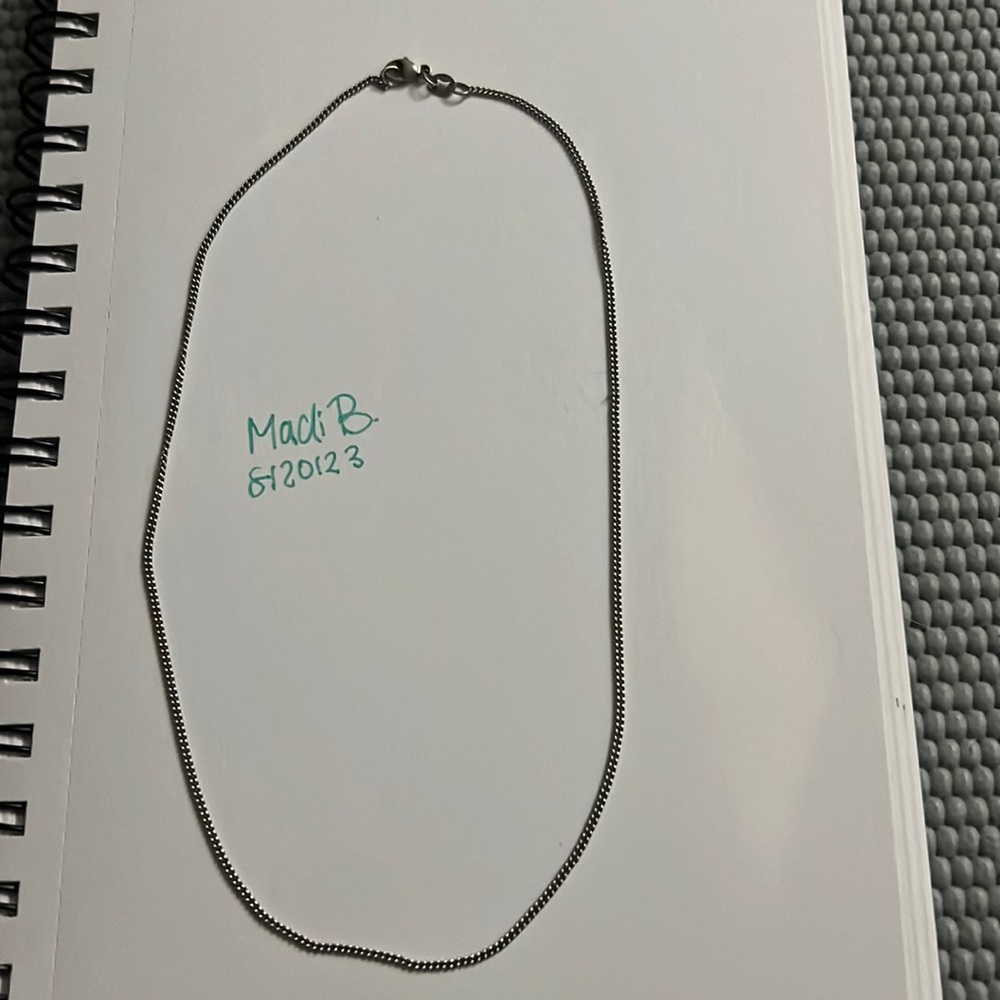 James Avery fine curb chain .925 sterling silver 16.25”